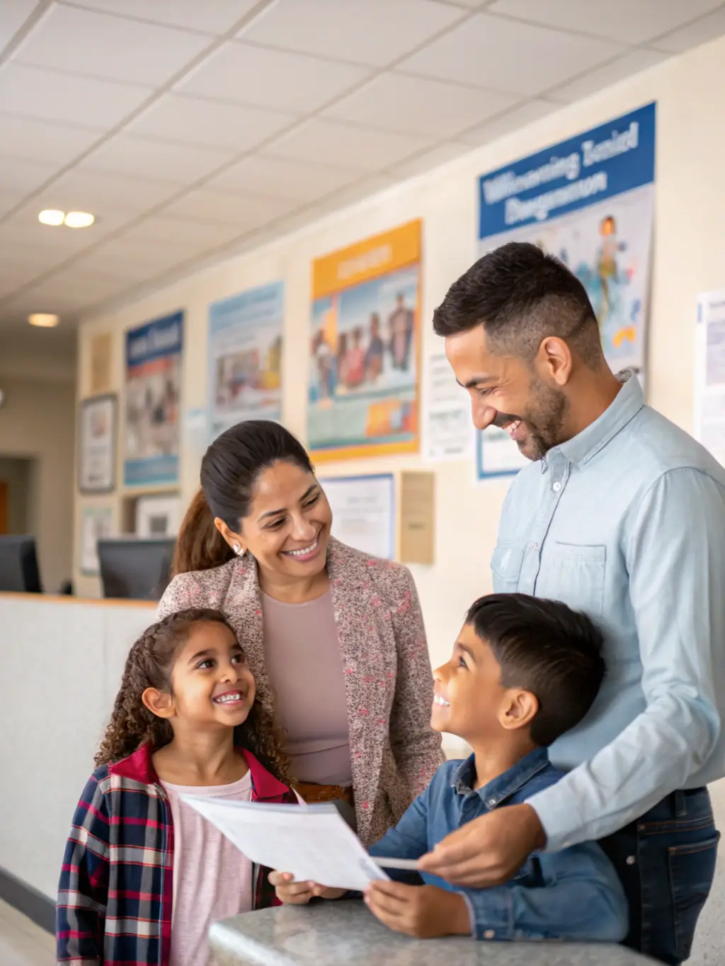 A heartwarming image of a family receiving assistance from FAMILLES RURALES ASSOC ROANNES ST MARY, illustrating the tangible benefits of donations.